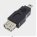 Переходник Perfeo USB 2.0 розетка -Mini USB вилка  (A7016)