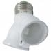 Переходник для ламп LED (Е27 на 2*Е27) Ecola Белый