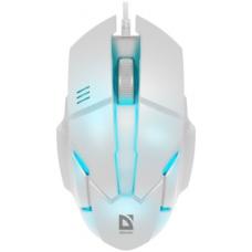 Мышь DEFENDER, MB-982, подсветка USB, цвет: белый,