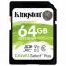 SDXC 64GB Kingston, Canvas Select Plus Class10 (100Mb/s)