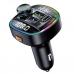 Модулятор MP-3 FM TDS TS-CAF20 (Bluetooth, RGB) Черный