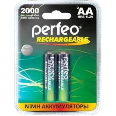Аккумулятор Perfeo (R6;2000mAh) (Блистер-2) цена за 1 шт