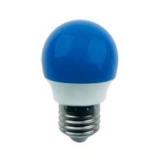 Лампа светодиодная Шарик 1W E27 70*45 Ecola (=10w) Синий матовая