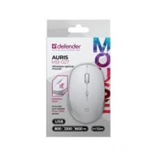 Мышь DEFENDER Auris MB-027 White (беспроводная)