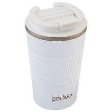 Термокружка для напитков Perfeo (с крышкой-поилкой,0.35л,) Белый E1379